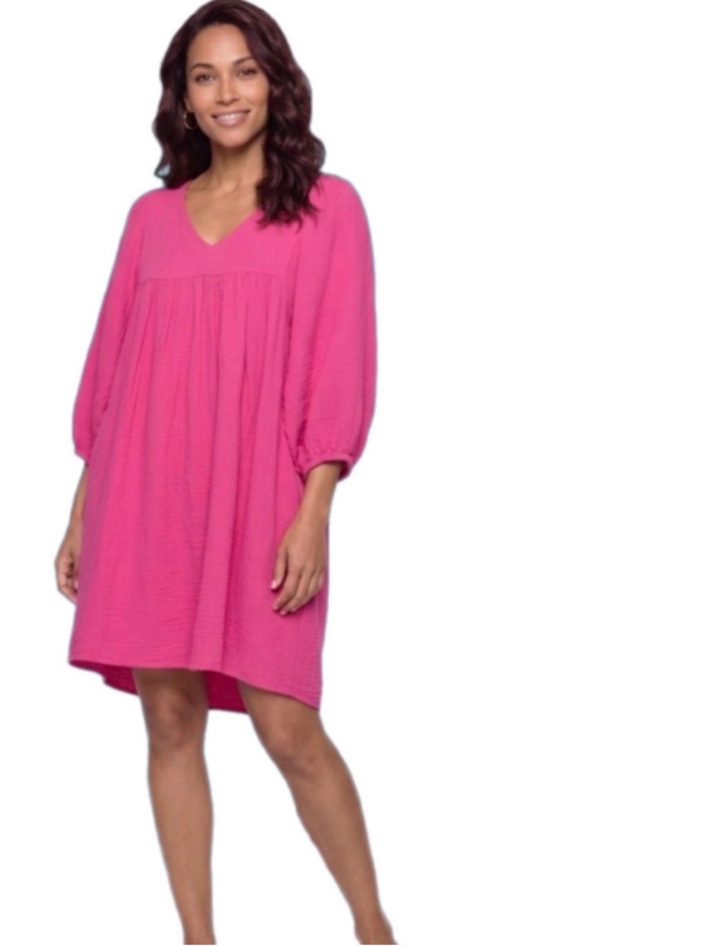 Hot Pink Midi Dress - P/S